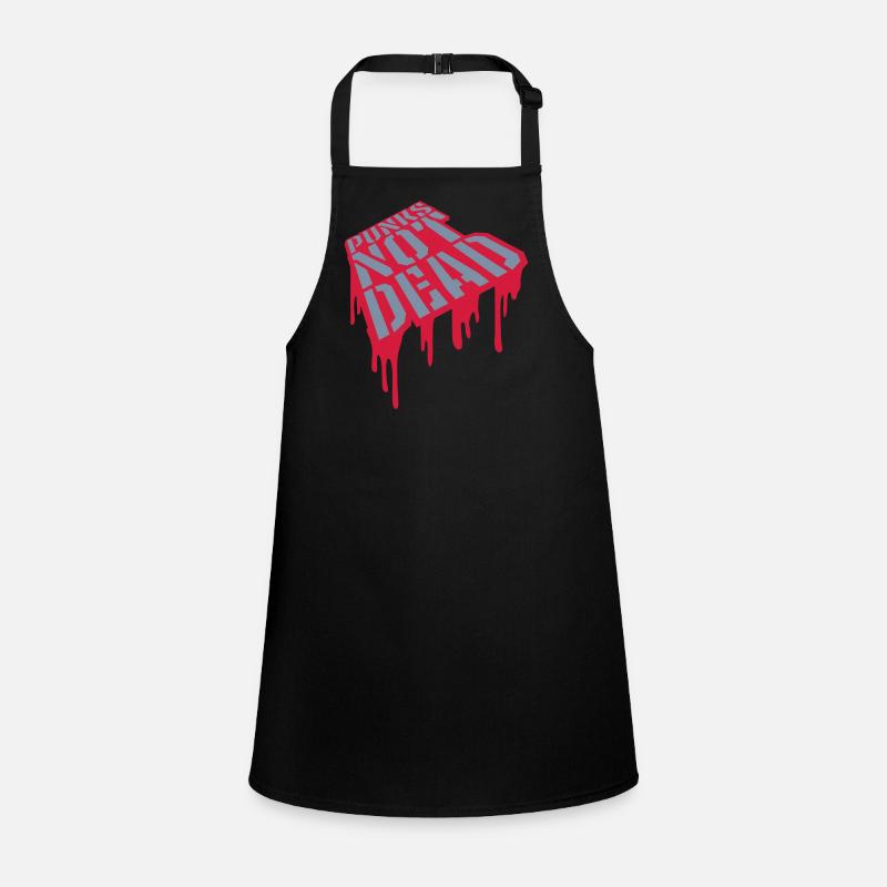 Quote punks not dead Children's Apron