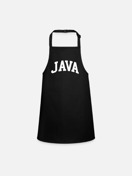 Java - Tablier Enfant - noir - Devant