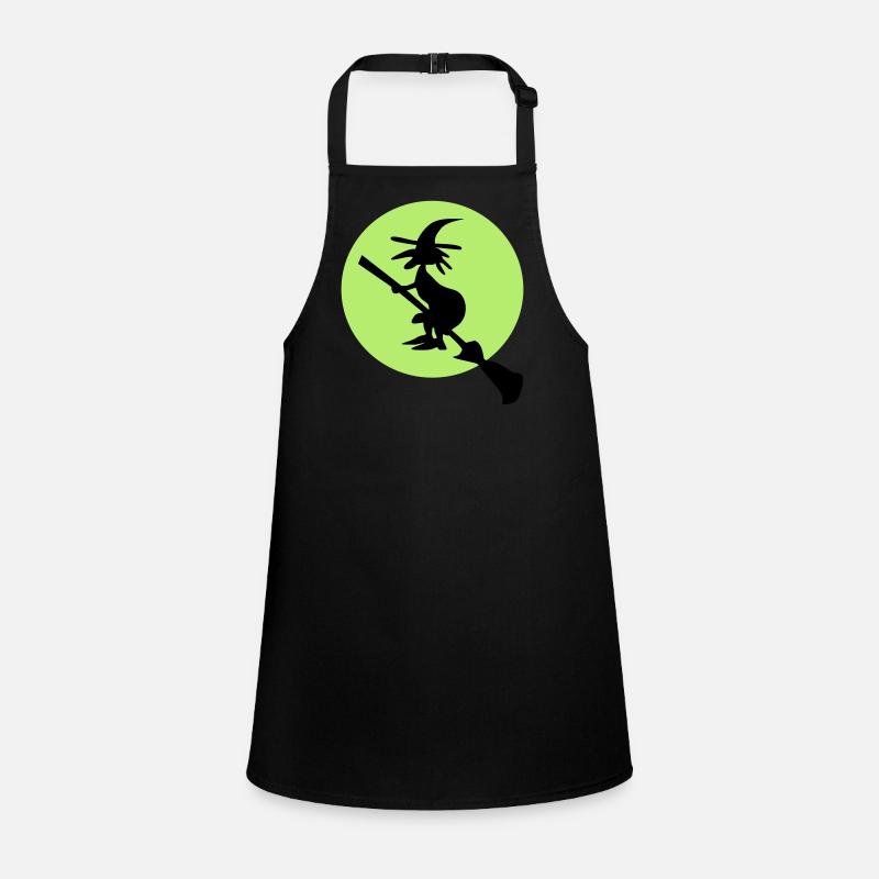 witch and full moon Children's Apron