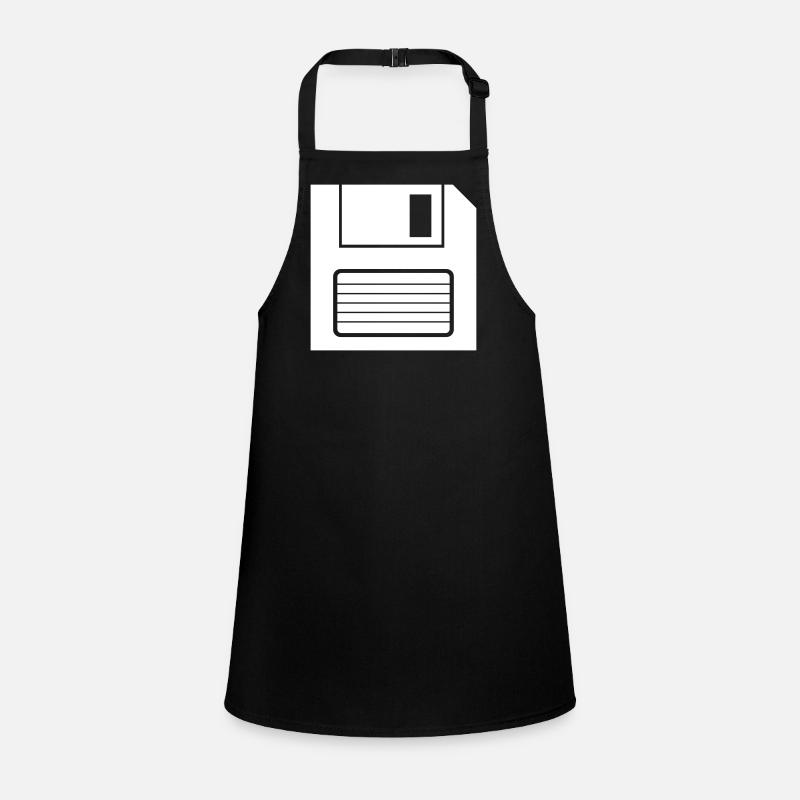 Diskette Speicher Symbol Schürze für Kinder