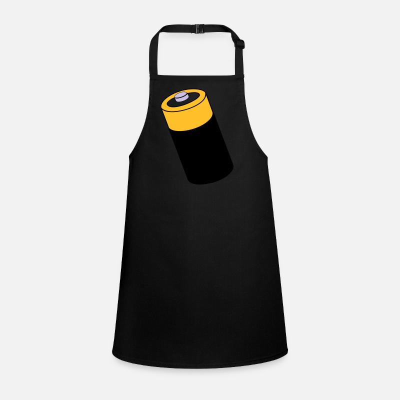 Batterie - Energie - unter Strom Schürze für Kinder