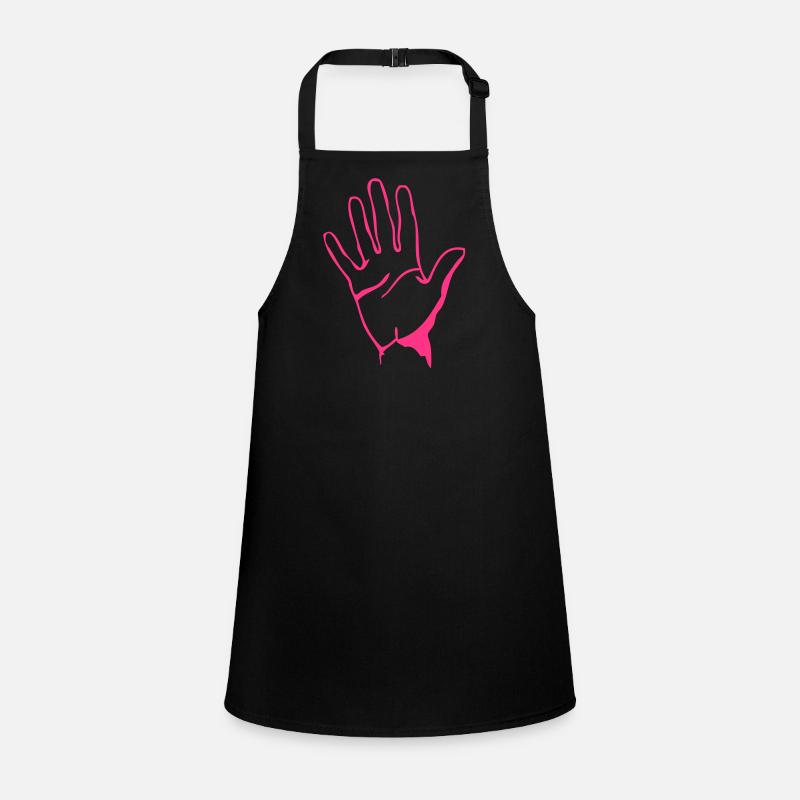 hand hand doigt2203 Children's Apron
