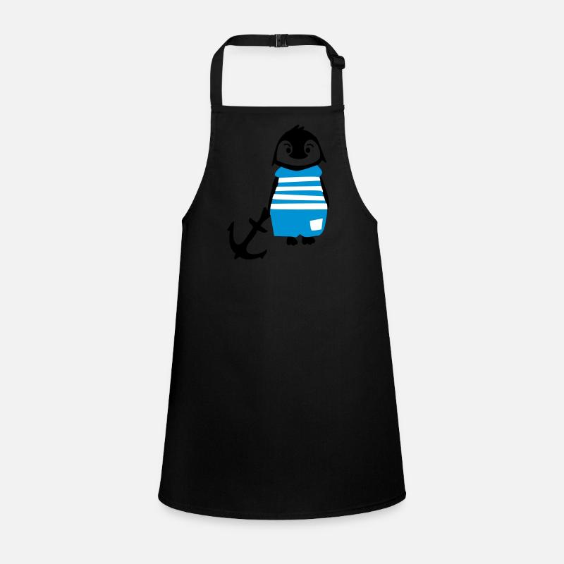 South pole penguin & anchor Children's Apron