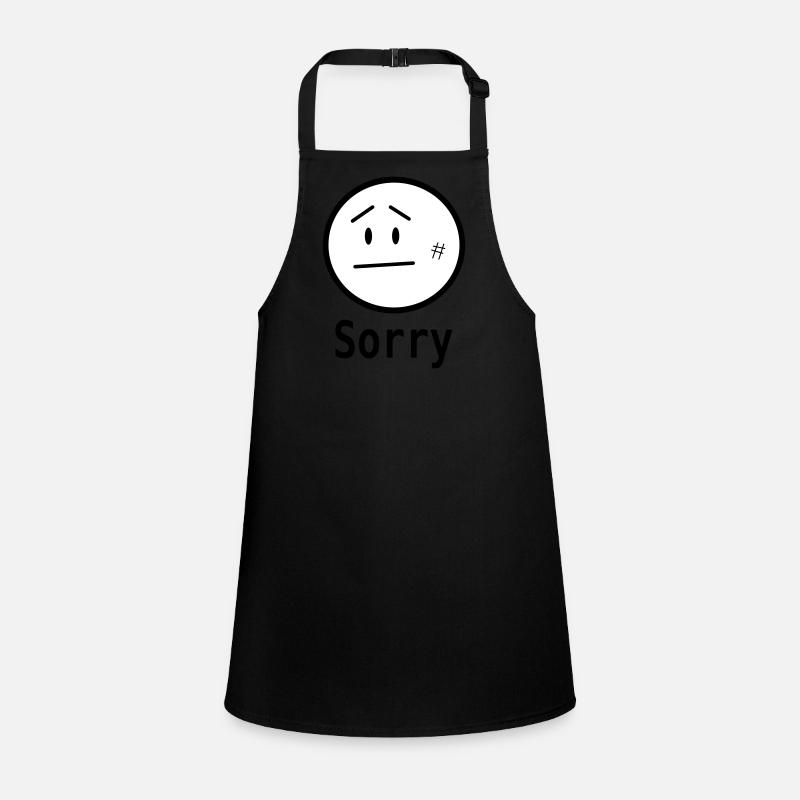 sorry Schürze für Kinder