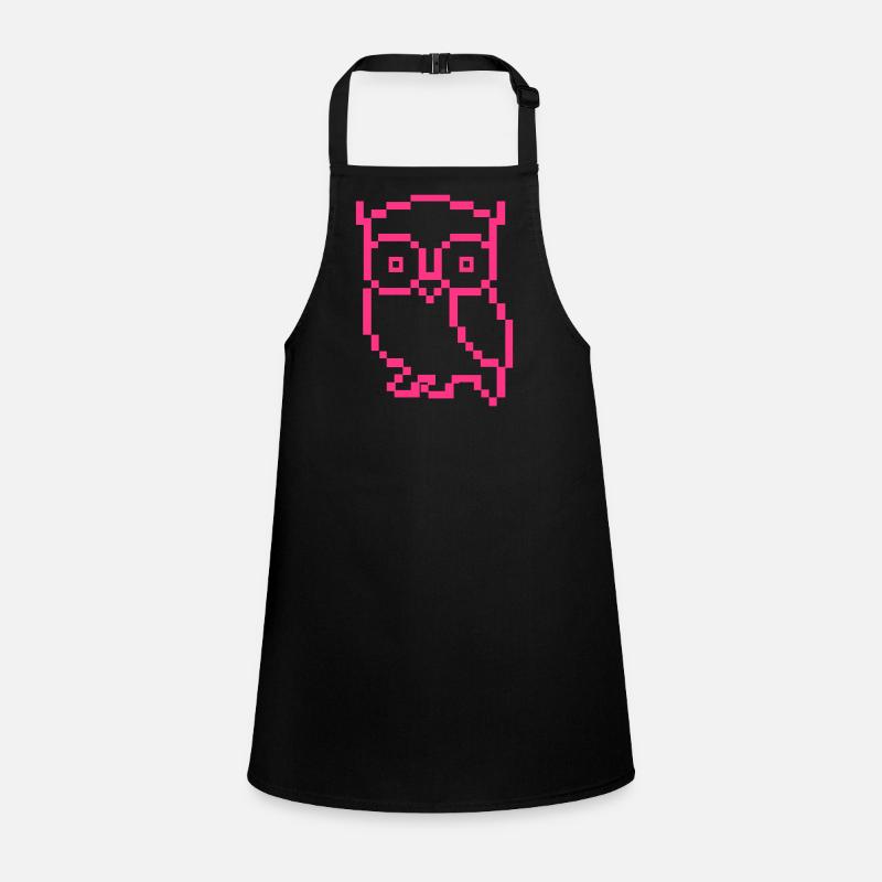 Hibou pixel Tablier Enfant