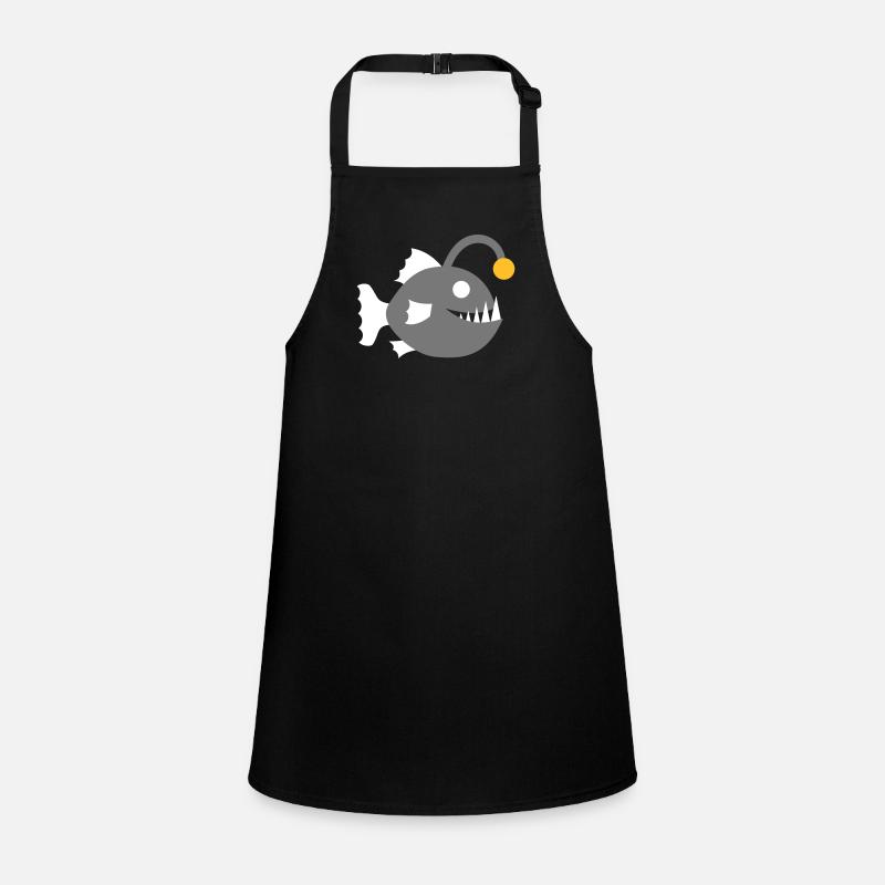 Frogfish Fish Lanternfish Graphic Deep Sea Children's Apron