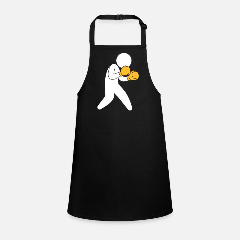 A Boxer Exercising In The Ring Children's Apron