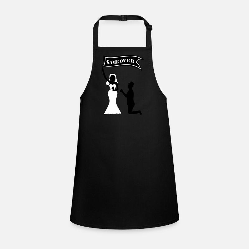 Jeu JGA drapeau mariée marié Jafta Edison Tablier Enfant