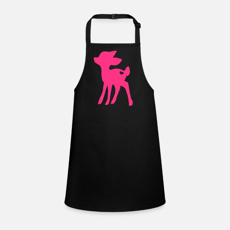 Rehkitz mit Herz Schürze für Kinder