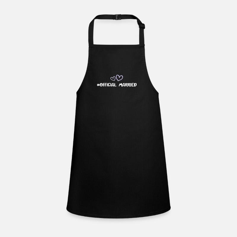 Married Wedding Heart Children's Apron