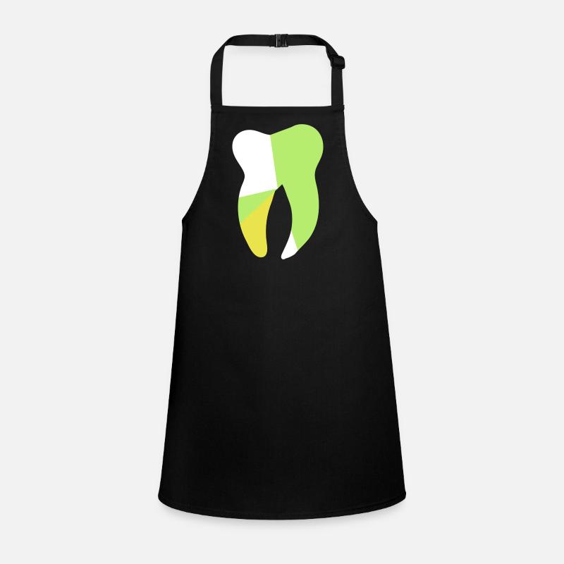 tooth graphic Children's Apron