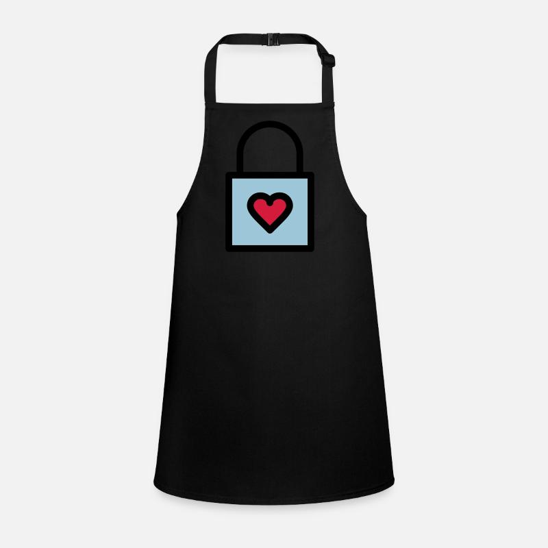 Padlock, love lock Children's Apron