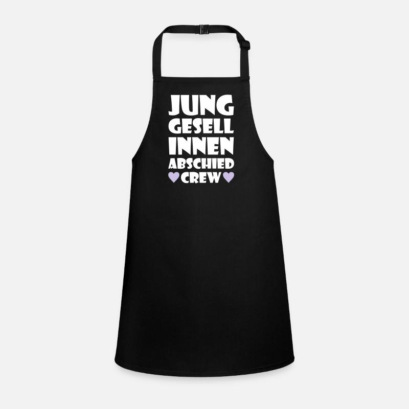 Junggesellinnenabschied Crew Junggesellin Schürze für Kinder