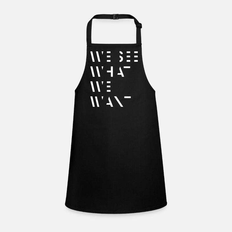 We see what we want Children's Apron