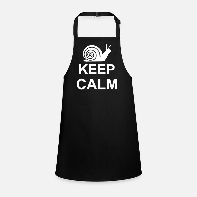 keep calm snail kg10 Schürze für Kinder
