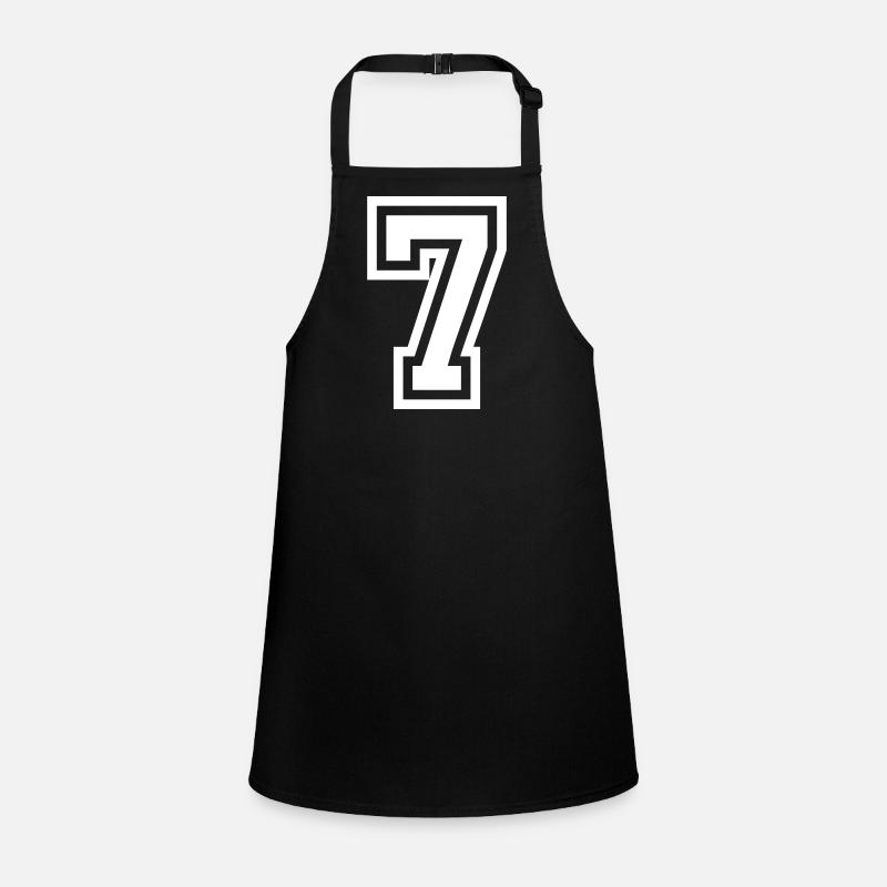 7 Number symbol Children's Apron