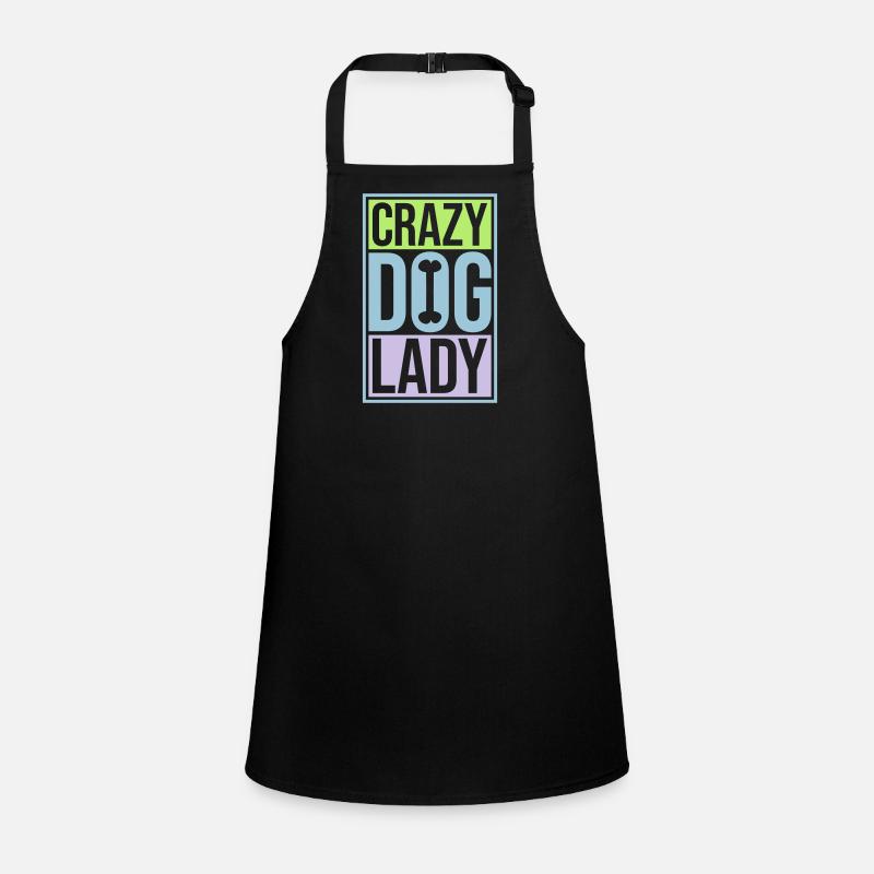 Citation de Crazy Dog Lady Tablier Enfant