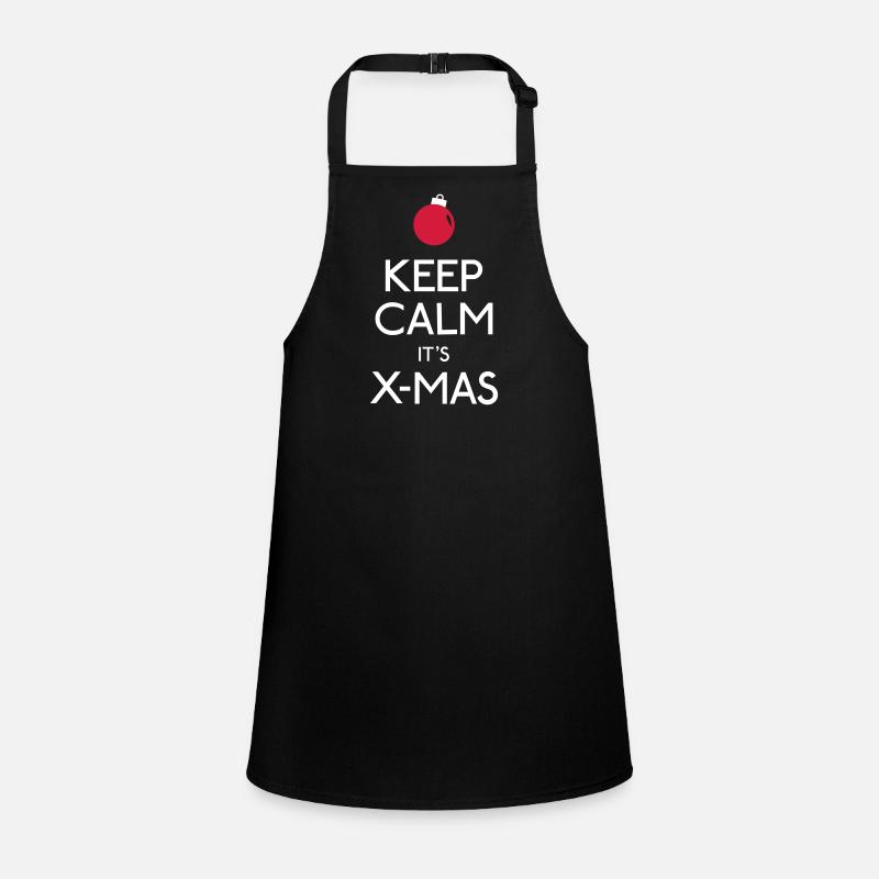 Keep Calm X-mas Schürze für Kinder