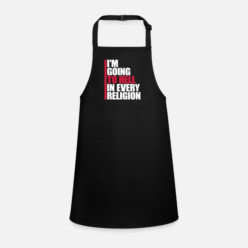 in going to hell Children's Apron