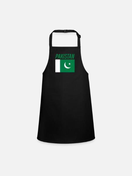 Pakistan - Tablier Enfant - noir - Devant