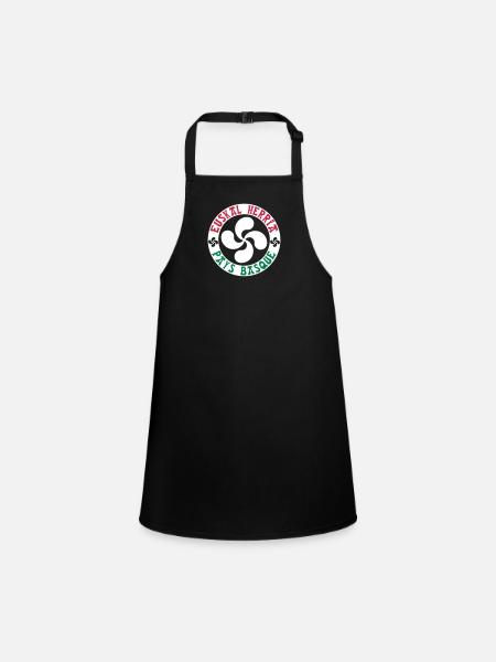 euskal herria - pays basque 18 - Tablier Enfant - noir
