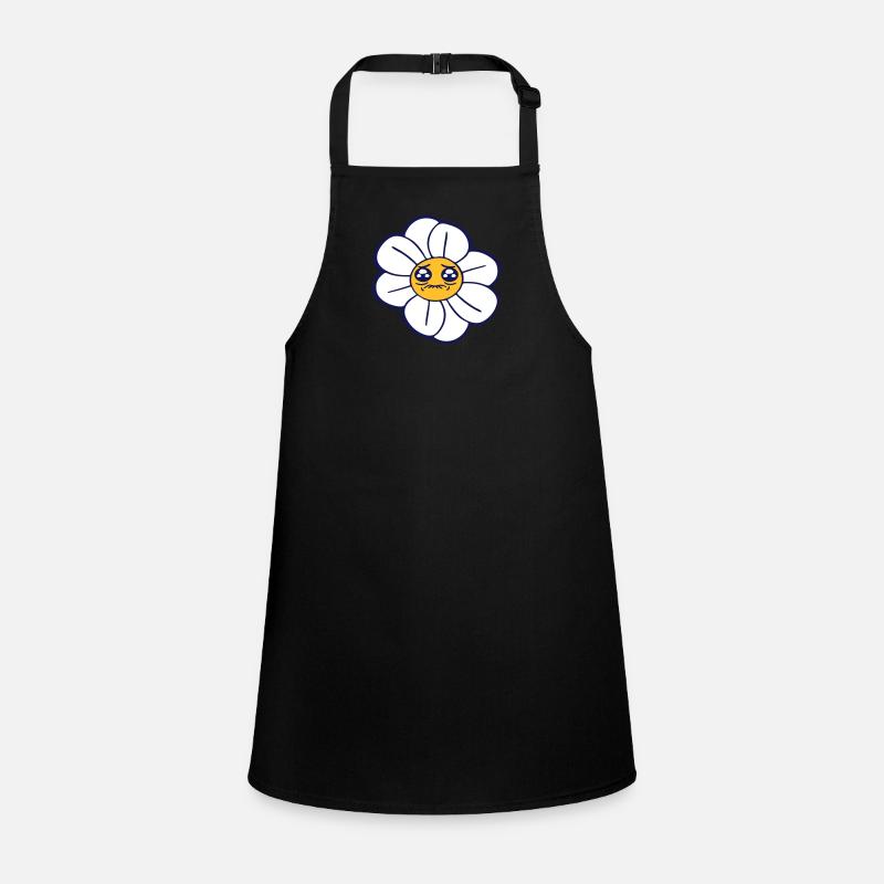 Marguerite Sad Face Crying Spring Summer Children's Apron