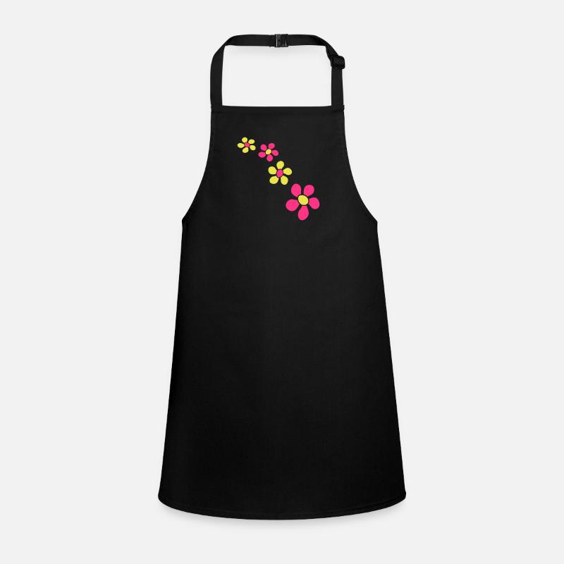 Beaucoup de fleurs colorées belle conception de motif décoratif Tablier Enfant