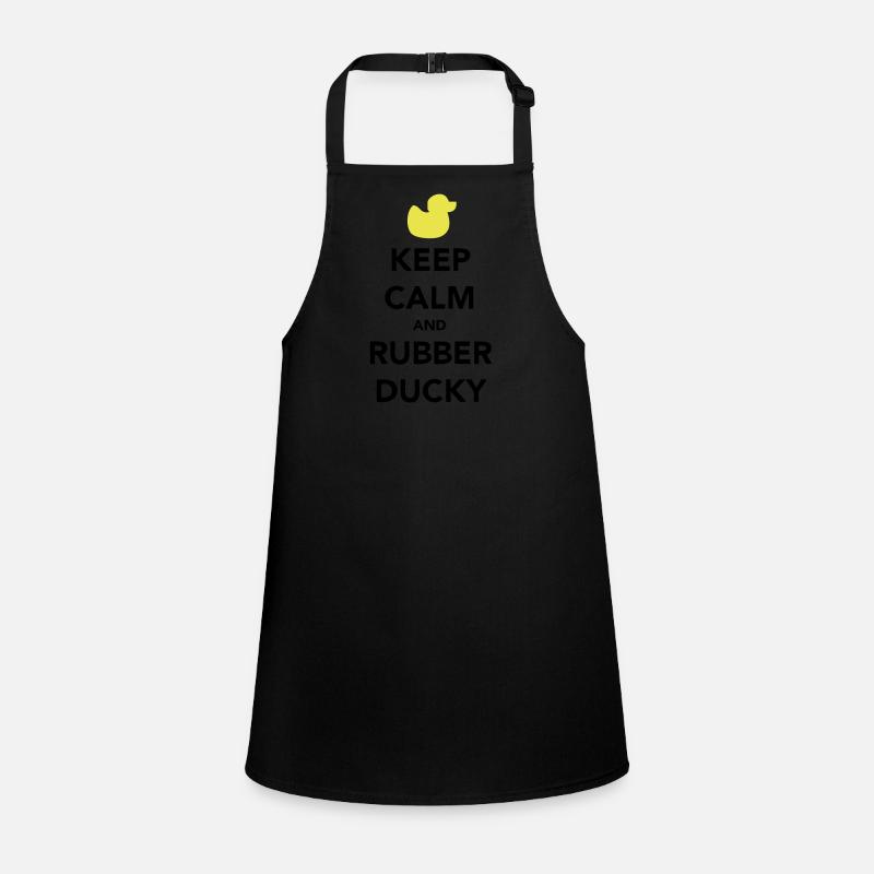 Keep Calm and Rubber Ducky Children's Apron