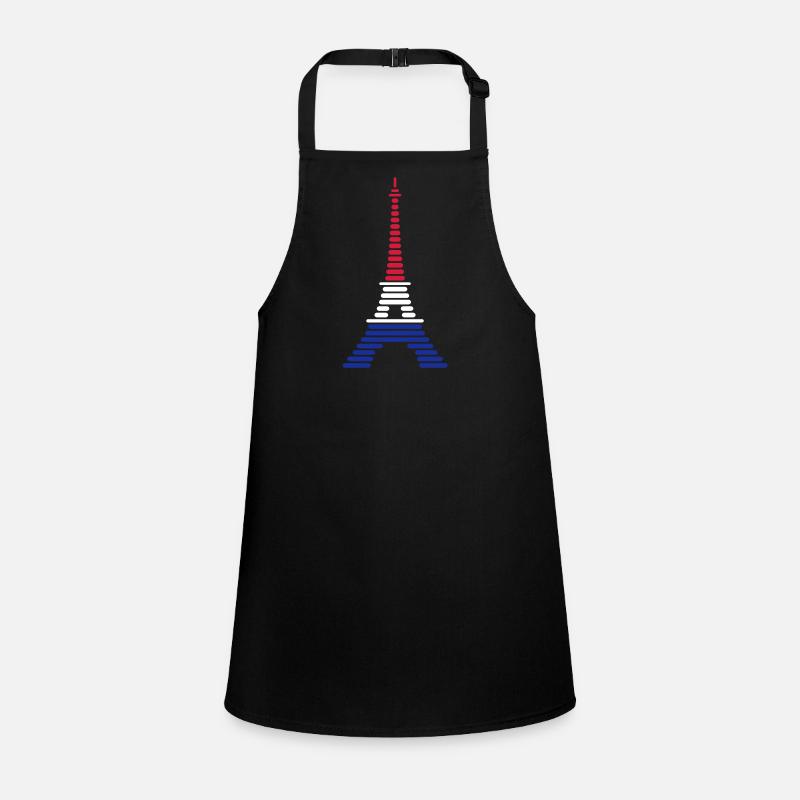 Tour Eiffel - Bleu blanc rouge Tablier Enfant