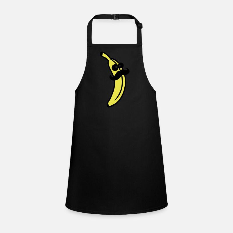 Sir Mustache Banana Children's Apron