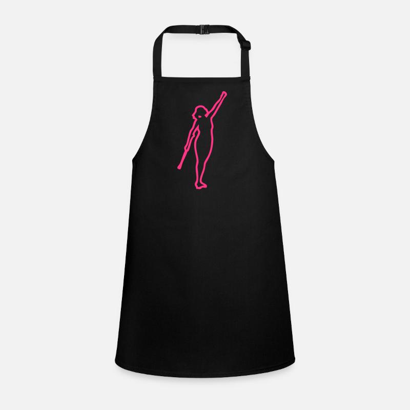 baton twirling dancer trace2 Children's Apron