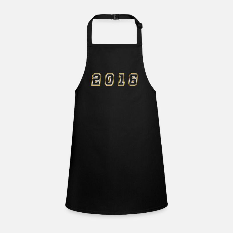 2016 Year Number Children's Apron