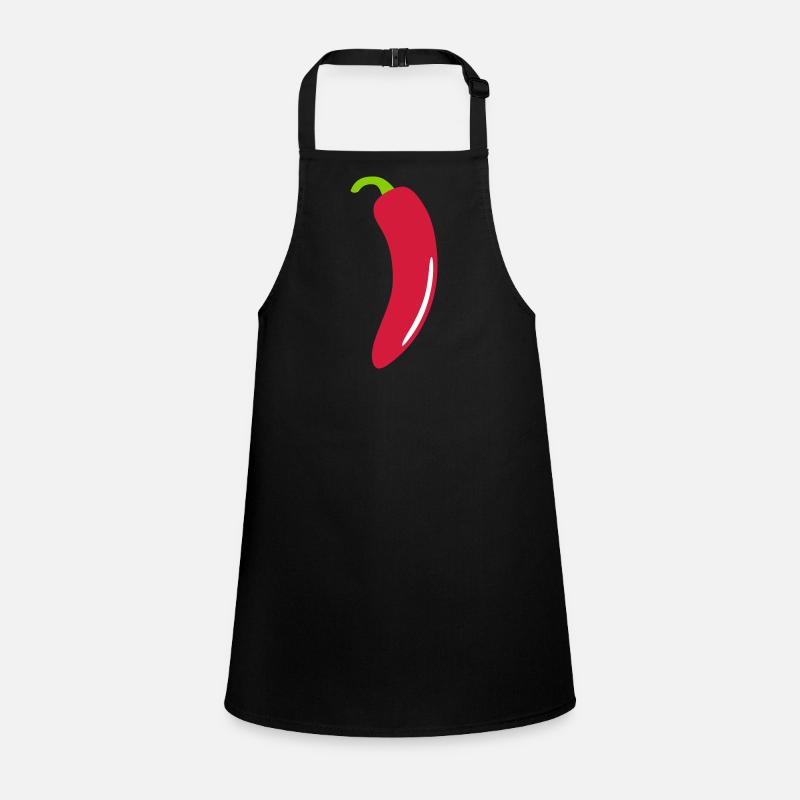 Rote Chilischote Schürze für Kinder