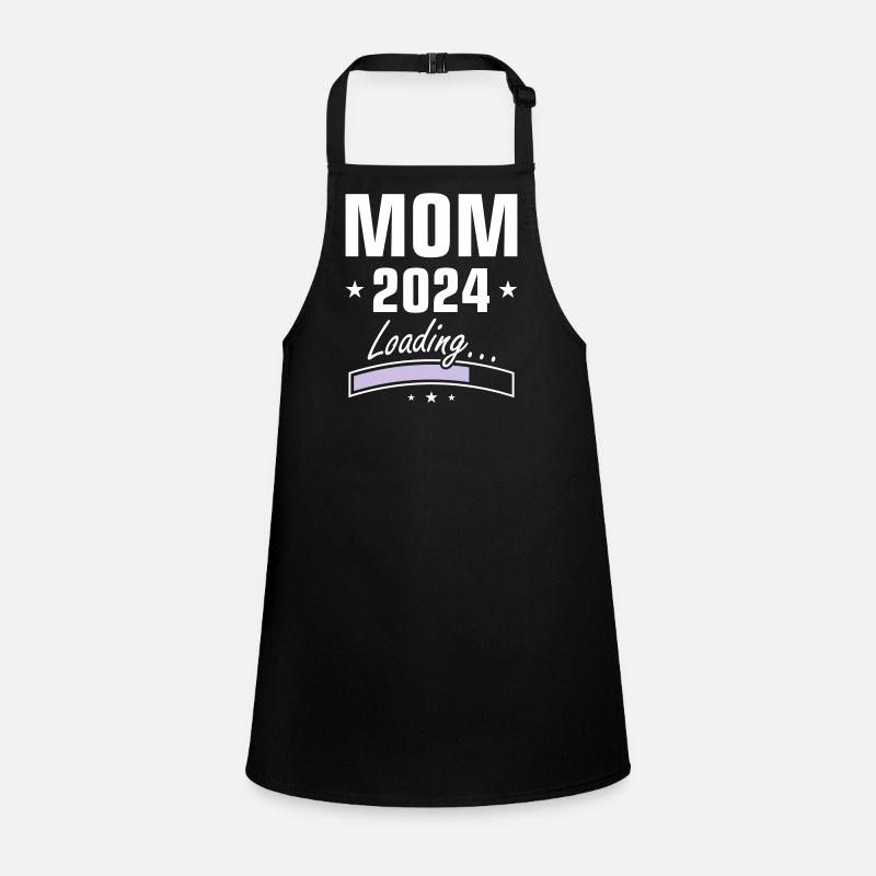 Mama 2024 Loading Mom Schürze für Kinder
