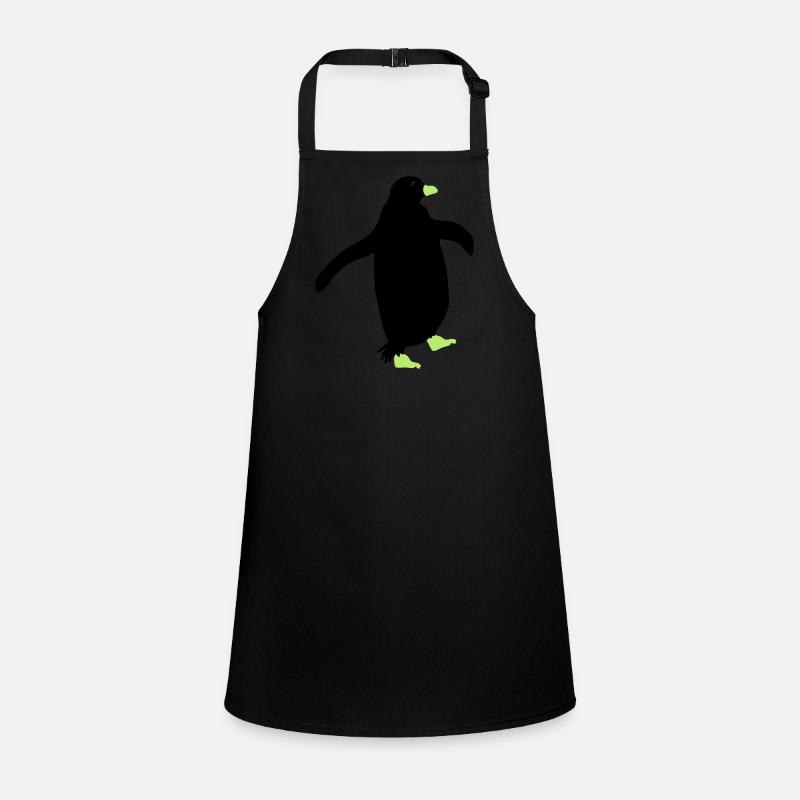 pinguin silhouette Schürze für Kinder