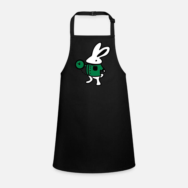 Rabbit + Clock Children's Apron