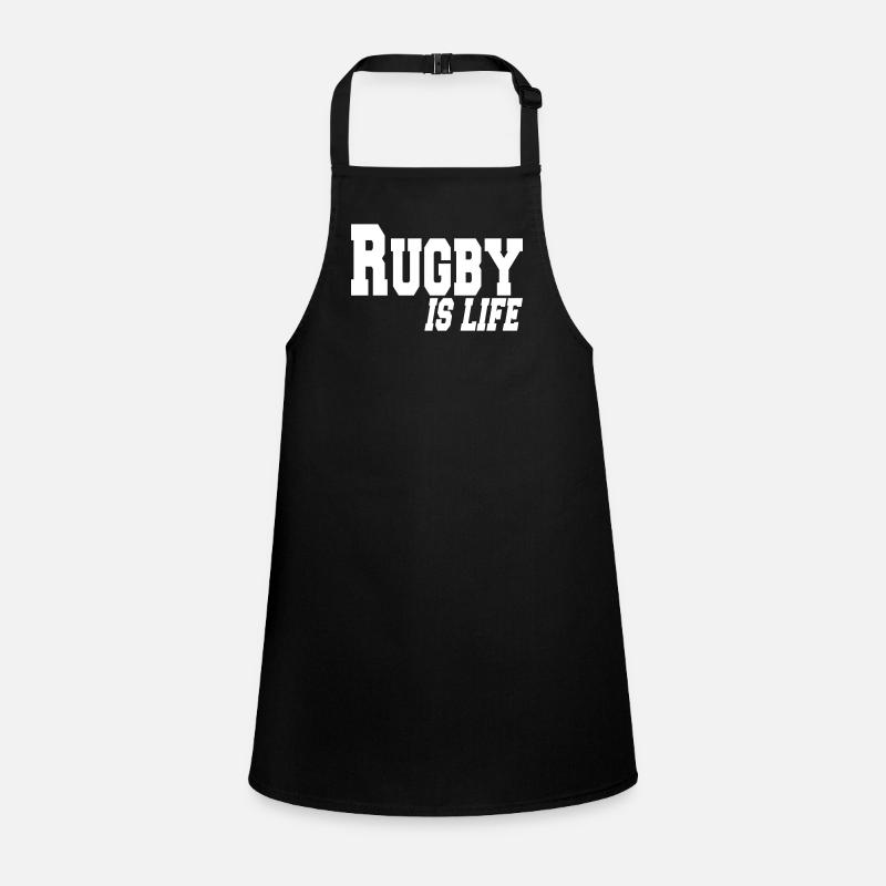 rugby is life Children's Apron