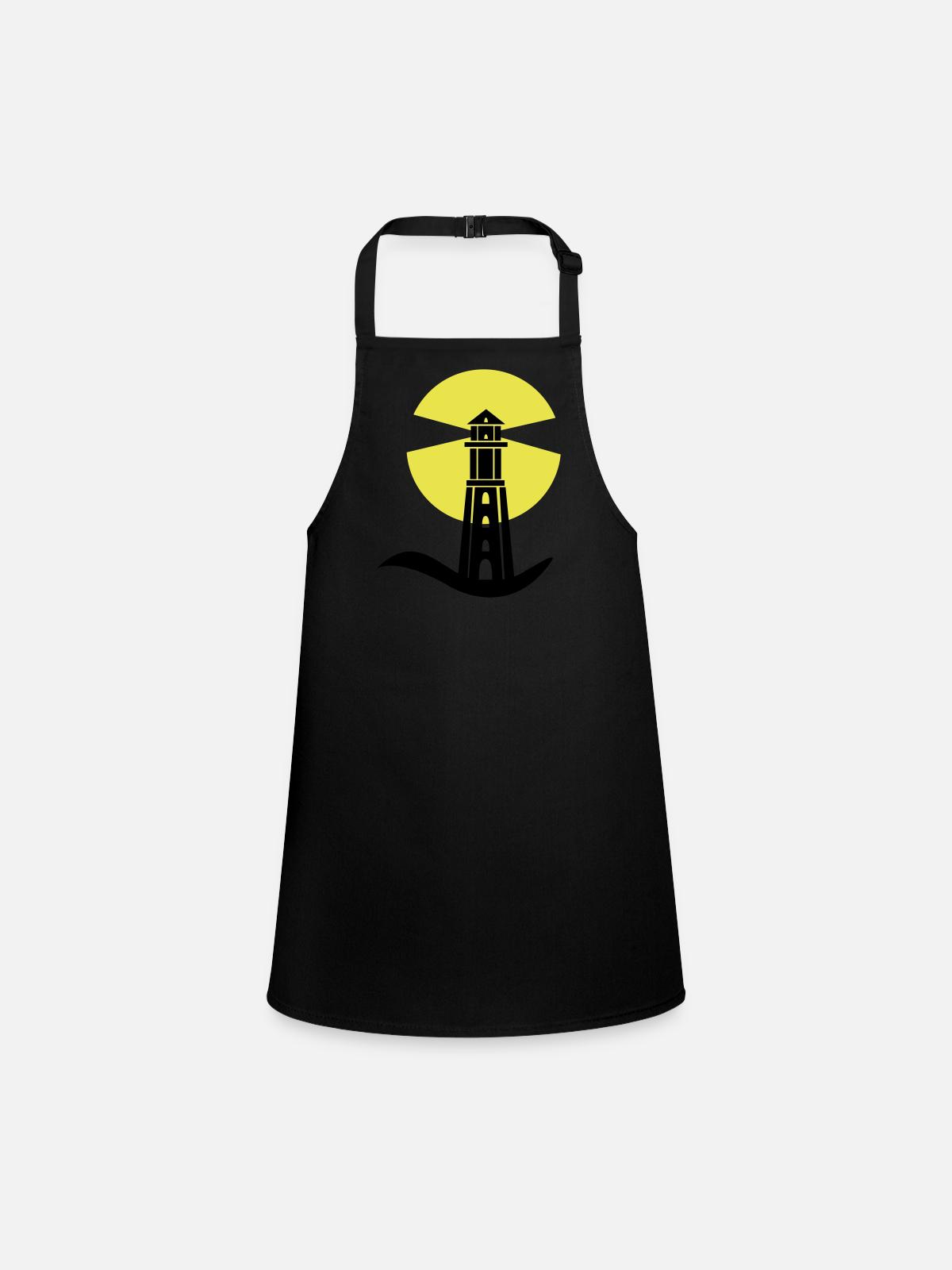 Phare 01 - Tablier Enfant - noir - Devant