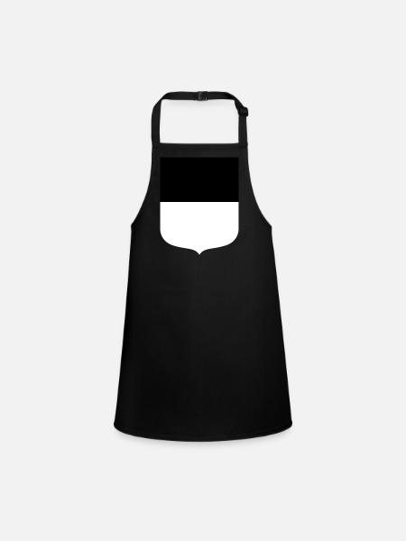 Ulm - Children's Apron - black - Front