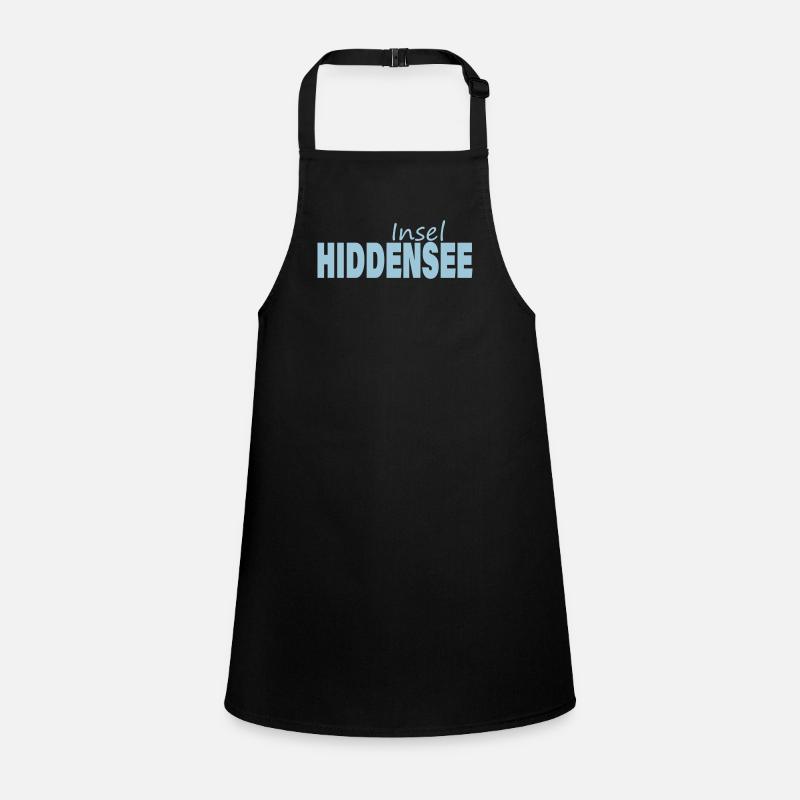 HIDDENSEE - Schürze für Kinder - Schwarz