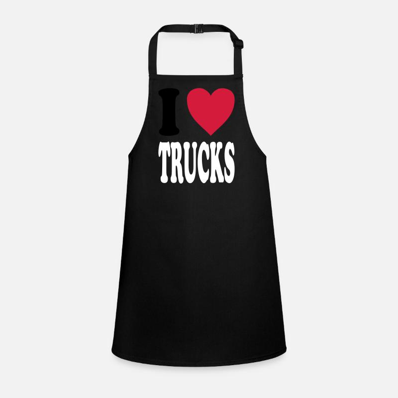 J'adore TRUCKS (couleurs au choix!) Tablier Enfant