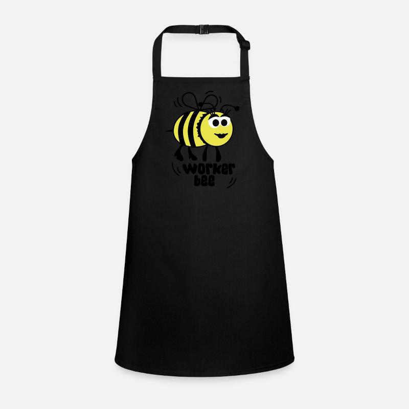 "Worker Bee" Corvée - abeilles - Bumblebee - Tablier Enfant - noir
