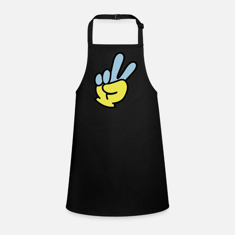 Peace Hand Ukraine Schürze für Kinder