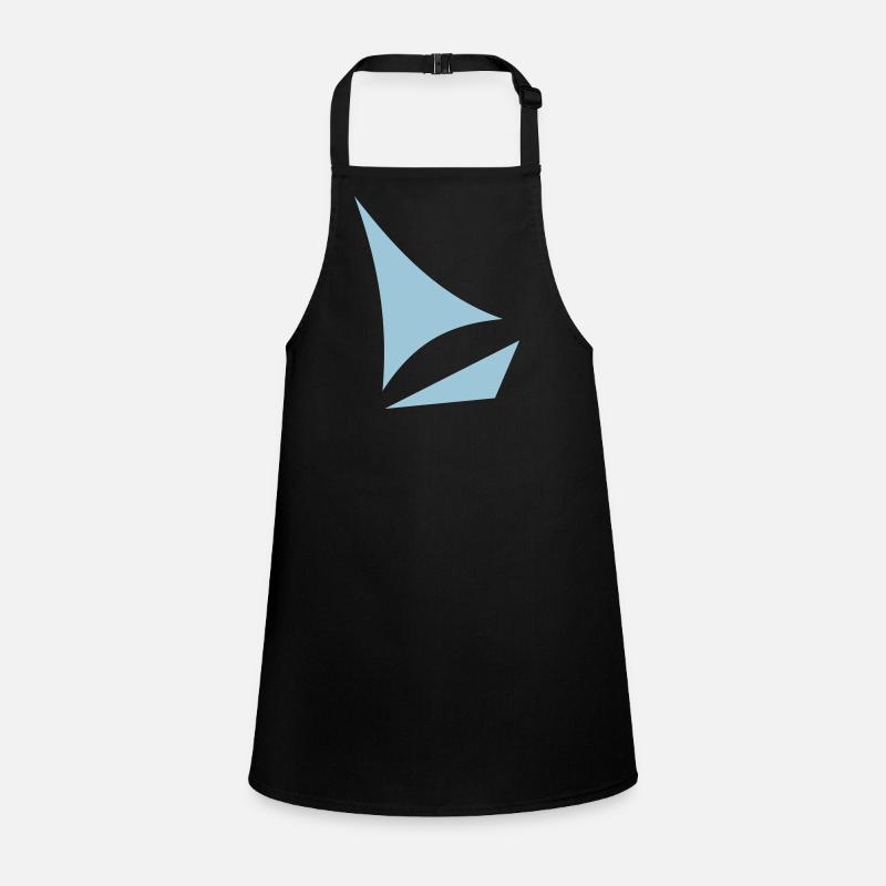 stylized sailboat Children's Apron