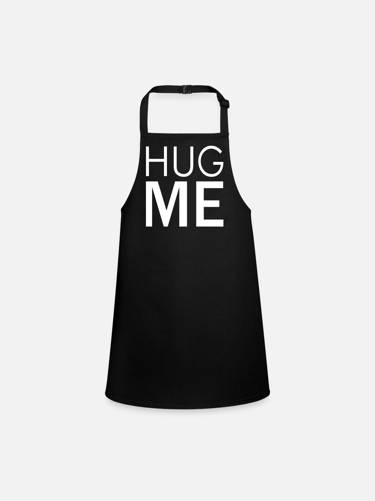 Hug Me (dark) - Tablier Enfant - noir - Devant