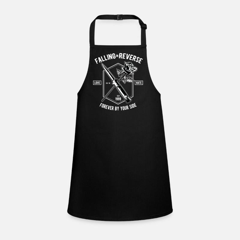 Falling In Reverse Love Hate Rose Knife Forever Children's Apron