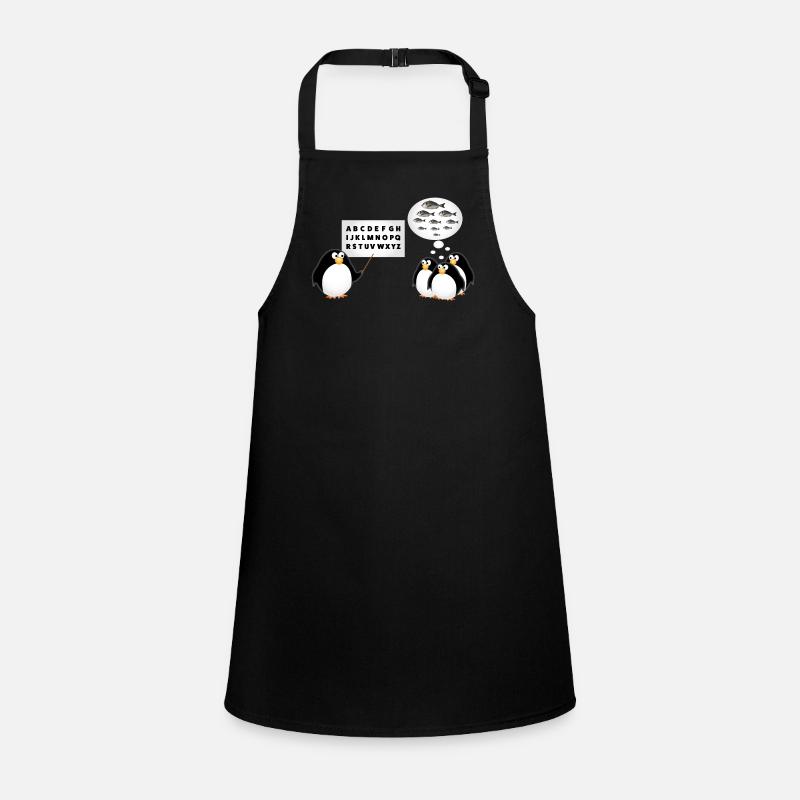 School - Penguin Children's Apron