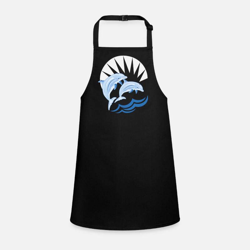 Jumping Dolphin Duo Children's Apron