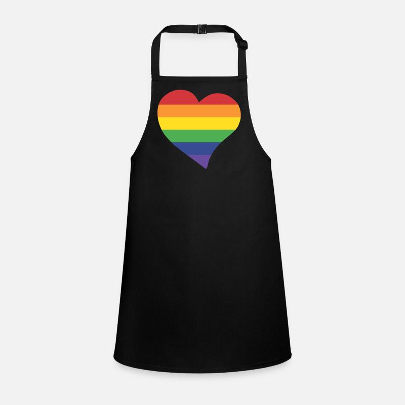Rainbow heart Tablier Enfant