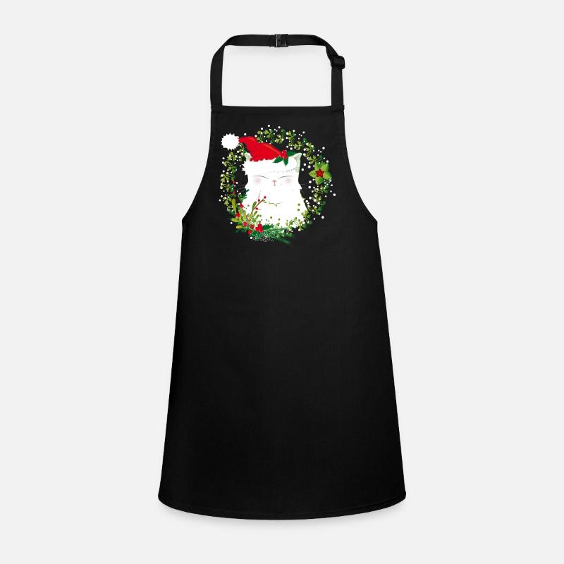 Chat de noel Tablier Enfant